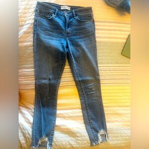 Abercrombie-super skinny ankle midrise